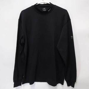 【中古】ナイキ ハイネック 長袖 シャツ L ブラック メンズ NIKE