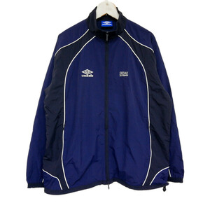 【1円】未使用 国内正規 SEDAN ALL PURPOSE×UMBRO セダンオールパーパス アンブロ 24SS Woven Track Jacket トラックジャケット Navy XL