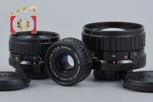 【中古】PENTAX ペンタックス PENTAX-110 18mm f/2.8 + PENTAX-110 24mm f/2.8 + PENTAX-110 50mm f/2.8