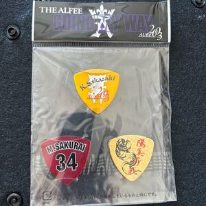 【 THE ALFEEコンサートグッズ】THE ALFEE GOING MY WAY AUBE 2003 ピックセット