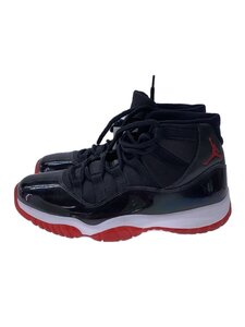 NIKE◆AIR JORDAN 11 RETRO/エアジョーダン11レトロ/ブラック/378037-061/26cm/BLK