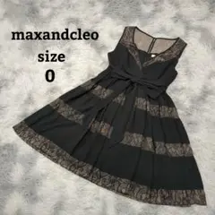 【maxandcleo】マックスアンドクレオ　ワンピース　リボン　パーティドレス