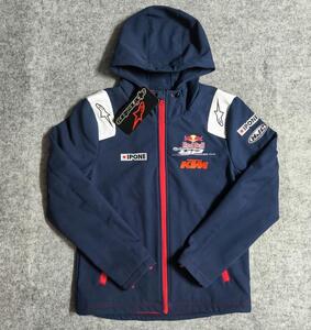 秋冬新品 KTM RedBull MotoGP 防水 裏起毛 ナイロン ジャケット 360℃刺繍加工