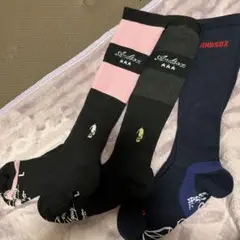 ラスト‼️ANDSOX アンドソックス  レディース3足 靴下 登山アウトドア雪山