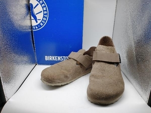 BIRKENSTOCK ビルケンシュトック スリッポン メンズレザーシューズ サイズ 42 (26cm相当) ベージュ・スエード 箱付き★