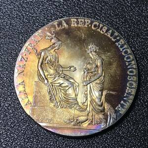 ヨーロッパ古銭 イタリア 銀貨 記念硬貨 外国古錢 直径：38.6mm 重さ：26.74g （★onecoin0509-32.★ah000L35）