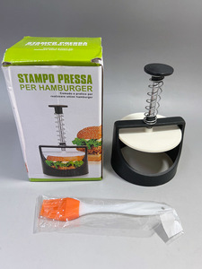 ★ハンバーガープレス 丸型プレス キッチンガジェット STAMPO PRESSA PER HAMBURGER　管理番号[F0-1162]