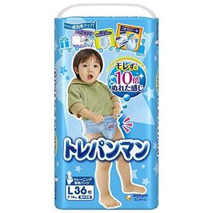 パンツ Lサイズトレパンマン男の子 トイレトレーニング用 (9~14kg)36枚