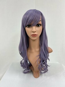 Wigs2you C-003 紫色 コスプレウィッグ アニメ アイドル風 耐熱コスプレウィッグ★パーマロングスタイル