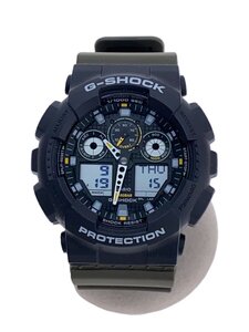 CASIO◆クォーツ腕時計_G-SHOCK/デジアナ/ラバー/ブラック/カーキ