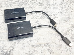 301// TOSHIBA USB-C to VGA Travel Adapter PA5273U-1PRP ポート拡張アダプター USBハブ 2個セット