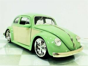 ■JADA TOYS 1/24 1959 VW BEETLE GREEN■フォルクスワーゲン ビートル 