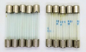 ヤフオク カルト噂のビンテージFUSE レア物 2種10個セット ロシア軍用 ビンテージ 大型ガラス管 ヒューズ 10A 3.15A