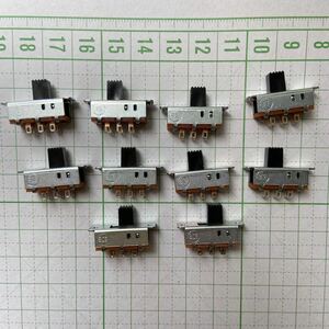 6p 6極　スライドスイッチ　10個セット