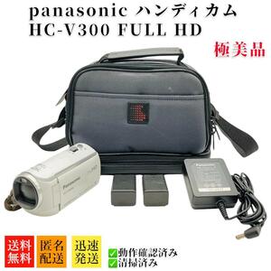 極美品　Panasonic ハンディカム HC-V300M　ホワイト　動作確認済