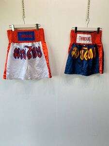 THAIBOXING/ タイボクシング ムエタイ　2枚セット　M　XXLサイズ　格闘技 ムエタイパンツ ショートパンツ　G1022