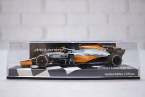 ◎32【ジャンク】MINICHAMPS 1/43 マクラーレン F1チーム MCL35M ランド・ノリスモナコGP 2021 3位 モデルカー ミニカー レーシングカー