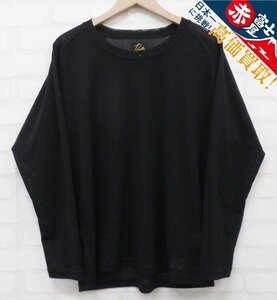 7T6109【クリックポスト対応】Needles L/S U Neck Tee Poly Mesh ニードルス 長袖メッシュTシャツ