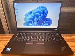 極速SSD搭載 WIN11 LENOVO THINKPAD E14 Gen 2 Core I3-1115G4 3.0GHz 8G 512GB SSD UHD OFFICE 2021搭載 東京発送