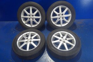 (H)トヨタ アクア純正 アルミホイール 15×5J +39・夏 タイヤ DUNLOP 2019年製造 175/65R15 バリ山 4本セット [2405568]