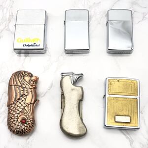 FN14412Q【まとめ売り!!】ZIPPO ジッポ ガスライター オイルライター ライター 喫煙具 喫煙グッズ 6点セット