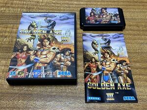 メガドライブ　ゴールデンアックスⅢ ゴールデンアックス3 GOLDEN AXE Ⅲ MEGA DRIVE SEGA セガ