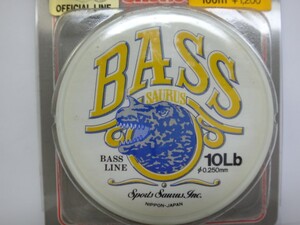 SAURUS BASS LINE 10lb BAIT　ザウルス ボナンザ 三菱化学 バスライン　B.A.S.S バスオブジャパン公認　探していた方 アンチ繊維疲労ライン