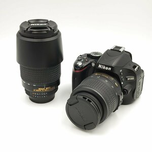 【T】 ニコン D5100ボディ×AF-S NIKKOR 18-55mm 1：3.5-5.6G/70-300mm 1：4-5.6 D レンズ付 デジタル一眼レフカメラ