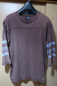 STUSSY　ステューシー　USA製　５分Tシャツ　Sサイズ