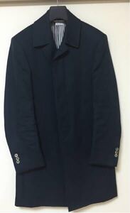 トムブラウン バルカラー コート ネイビー THOM BROWNE Classic SB CV BALLCOLLAR OVERCOAT Navy Macintosh size 0 マッキントッシュ