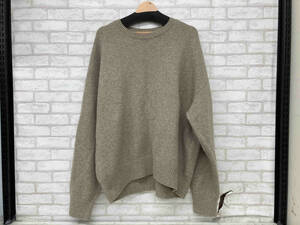 stein EX FINE LAMBS CREW NECK KNIT LS 20AW シュタイン クルーネックニット プルオーバー ベージュ メンズ S 日本製 状態考慮