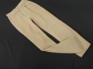 LEVI’S リーバイス W519-16 パンツ size27/ベージュ ■■ ☆ ecb8 レディース