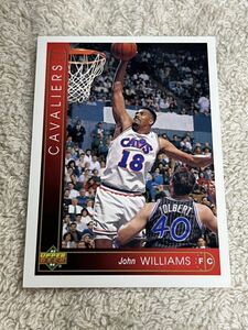 John Williams 1993 Upper Deck Cleveland Cavaliers