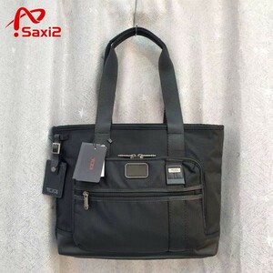 【Saxi2】 TUMI トートバッグ メンズビジネスブラック 品質保証