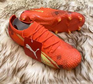 《激レア即決/大人規格/トップモデル》PUMA ウルトラ アルティメット FG/AG23.5cm106868　03《赤》