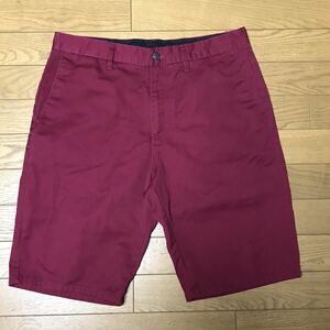 VOLCOM MEN’S SHORTS size-33(平置き43股下26) 中古(美品) 送料無料 NCNR