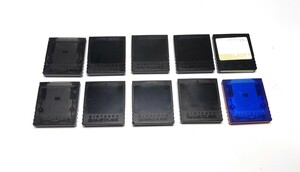 ニンテンドー ゲームキューブ メモリーカードセット 「59クリアブラック 2個」「251ブラック 7個」「59ポケモンカラー1個」　セット 