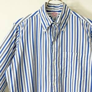 希少《 Old Model 6 Button / 1Wash / 15.5-4 》60s 超極上品【 Brooks Brothers 6ボタン ランダムストライプ ビンテージ BDシャツ 】