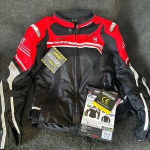 コミネ　メッシュジャケット　新品　XL 170センチ体重65kgの方へ　JK-130R-SPEC M-JKT レッドブラック　KOMINE 