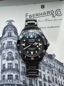 定価100万超え EBERHARD エベラール 世界限定135本 スカフォグラフ 200 41044.01 CA SCAFOGRAF200 DLC LIMITED EDITION TO 135 BLACK CE/SS