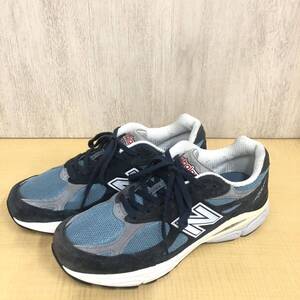 【NEW BALANCE】ニューバランス ★ローカットスニーカー サイズ27.5cm M990TE M990V2 ブルー 06