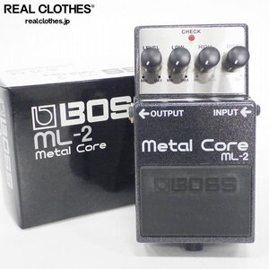 BOSS/ボス ML-2 Metal Core/メタルコア ディストーション エフェクター【動作確認済】 /000