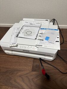 通電確認済 美品 EPSON エプソン インクジェットプリンター EP-306 ホワイト 本体 現状品 中古