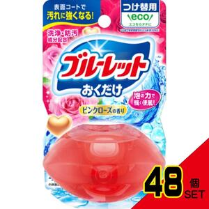 液体ブルーレットおくだけつけ替用ピンクローズの香り × 48点