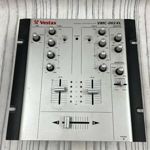 m002 E4(80) 3 Vestax ベスタクス DJミキサー VMC-002XL 電源ケーブル無し 現状 ジャンク扱い