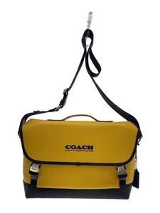 COACH◆コーチ/LEAGUE BIKE BAG/ショルダーバッグ/レザー/イエロー/C5344//