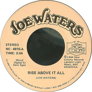 米7 Joe Waters Rise Above It All NC6815A New Colony Records /00080