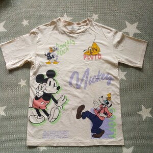 H&M☆ディズニーＴシャツ☆140サイズ☆ミッキー☆プルート☆ドナルド☆グーフィー☆着用試着１回のみ☆洗濯済み