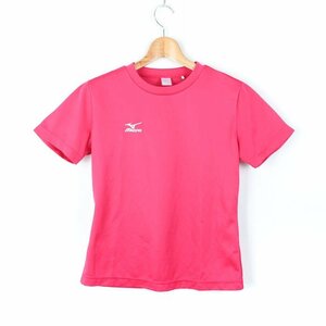 ミズノ 半袖Tシャツ ワンポイントロゴ スポーツウエア レディース Lサイズ ピンク Mizuno