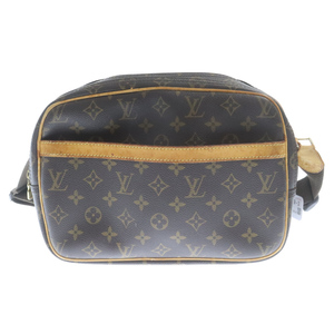 LOUIS VUITTON ルイヴィトン LVモノグラム リポーターPM ショルダーバッグ ブラウン M45254